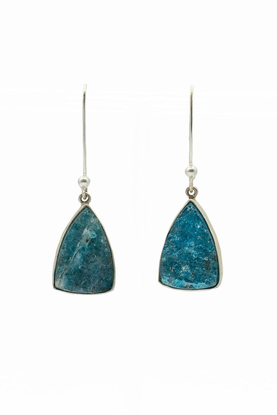 Silver and Apatite earrings