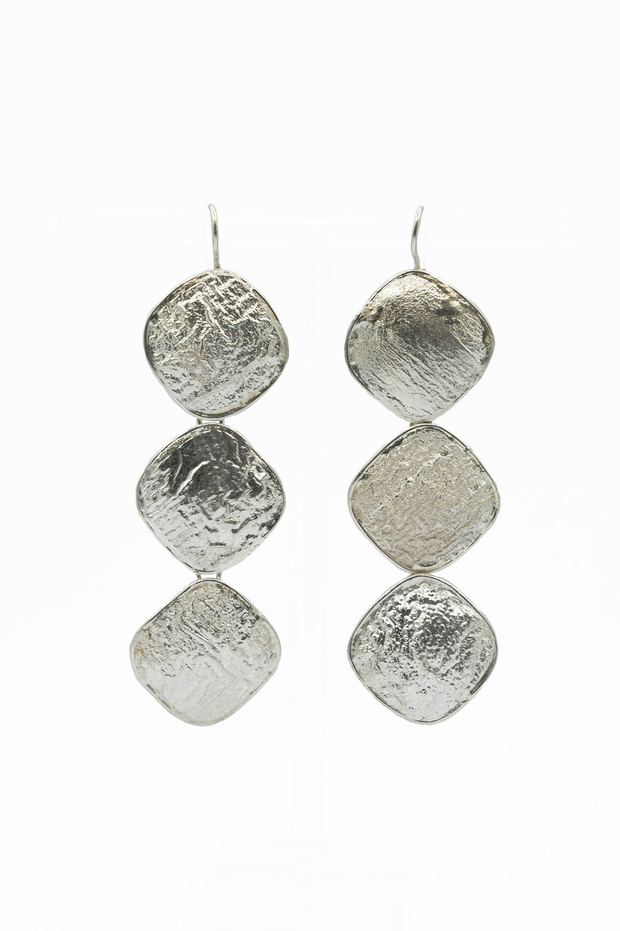 Silver earrings