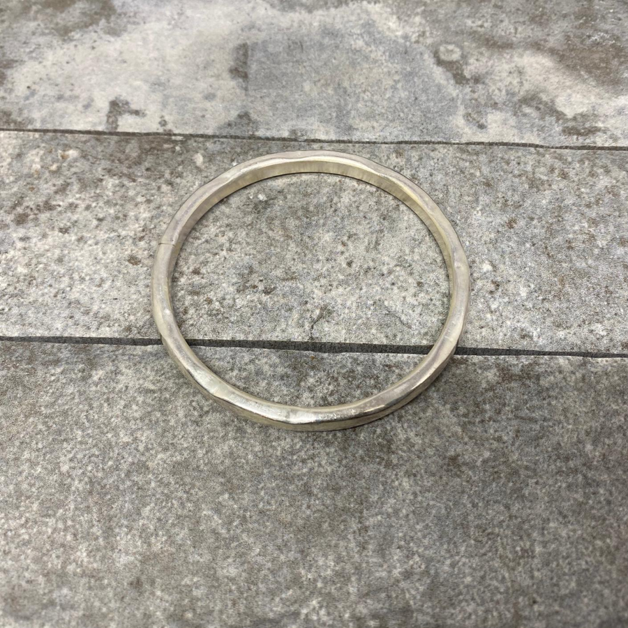 Heavy Solid Silver Bangle